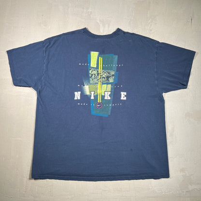 Nike Navy "Nike Since 71" Tee Size XXL USED v19088