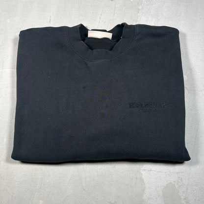 Essentials Fear Of God Black Crewneck Size XXL USED x17169