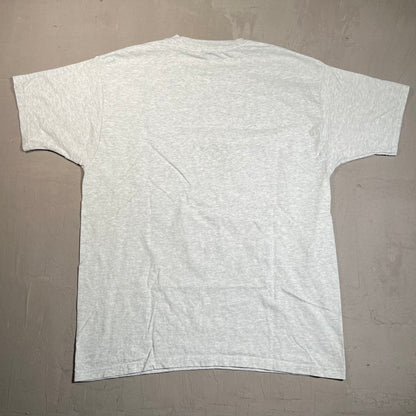 2001 New York Giants Super Bowl Grey Tee Size XL USED v19544