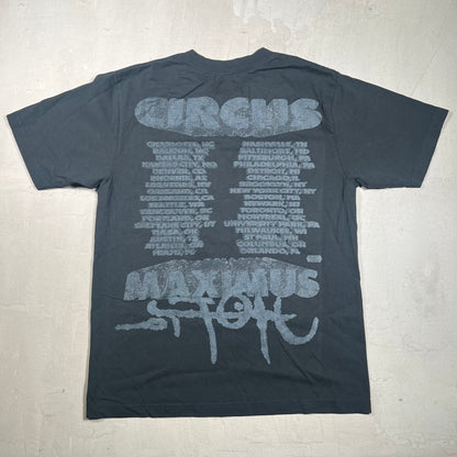 Travis Scott Circus Maximus Tiger Black Tee Size Medium USED x17383