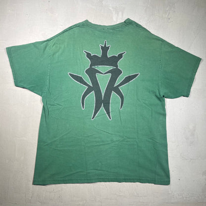 Y2K Kottonmouth Kings Green Logo Tee Size XL USED v15609