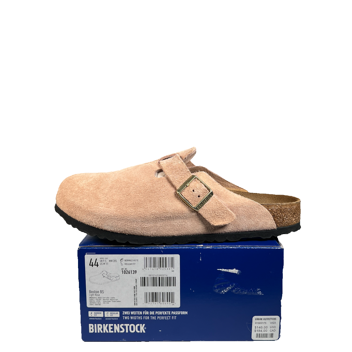 Birkenstock Boston BS Loight Rose (2025) Size 11 USED s23077