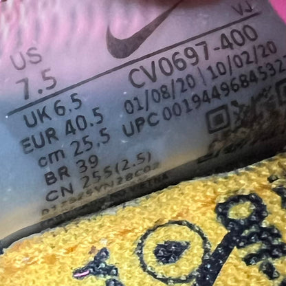 Nike Air Zoom Tempo Next% Flyknit Off-White Racer Blue Pink Glow (2021) Size 7.5 USED S23604