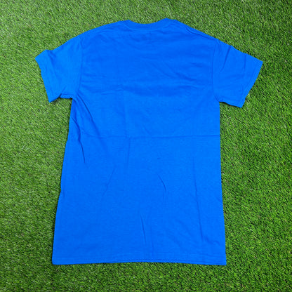 Pop Smoke PS Moon Tag Blue Tee Size Small NEW x14418