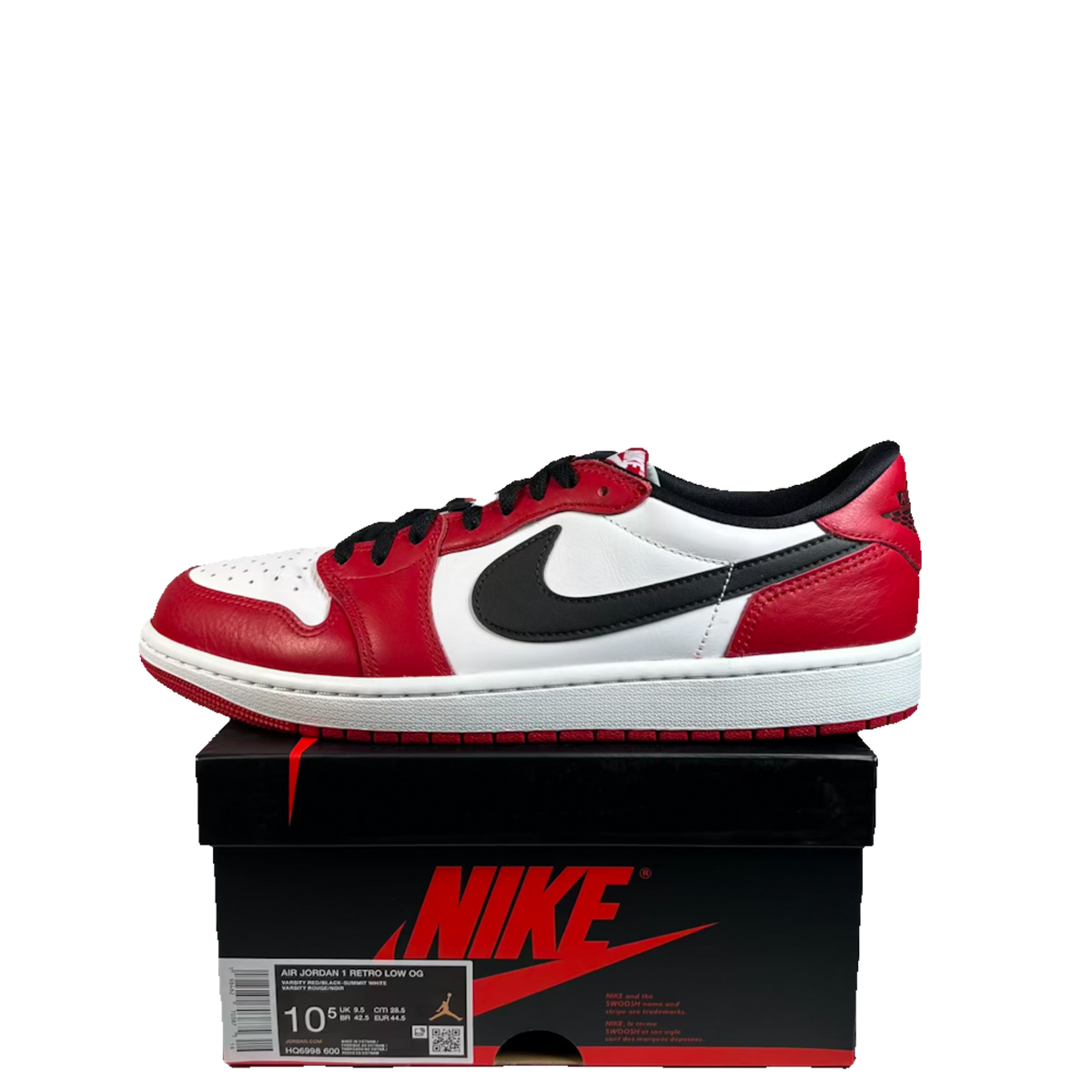 Jordan 1 Low Chicago (2025) Size 10.5 USED s23573