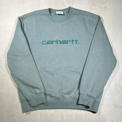 Carhartt Sage Green Crewneck Size Large USED v20279