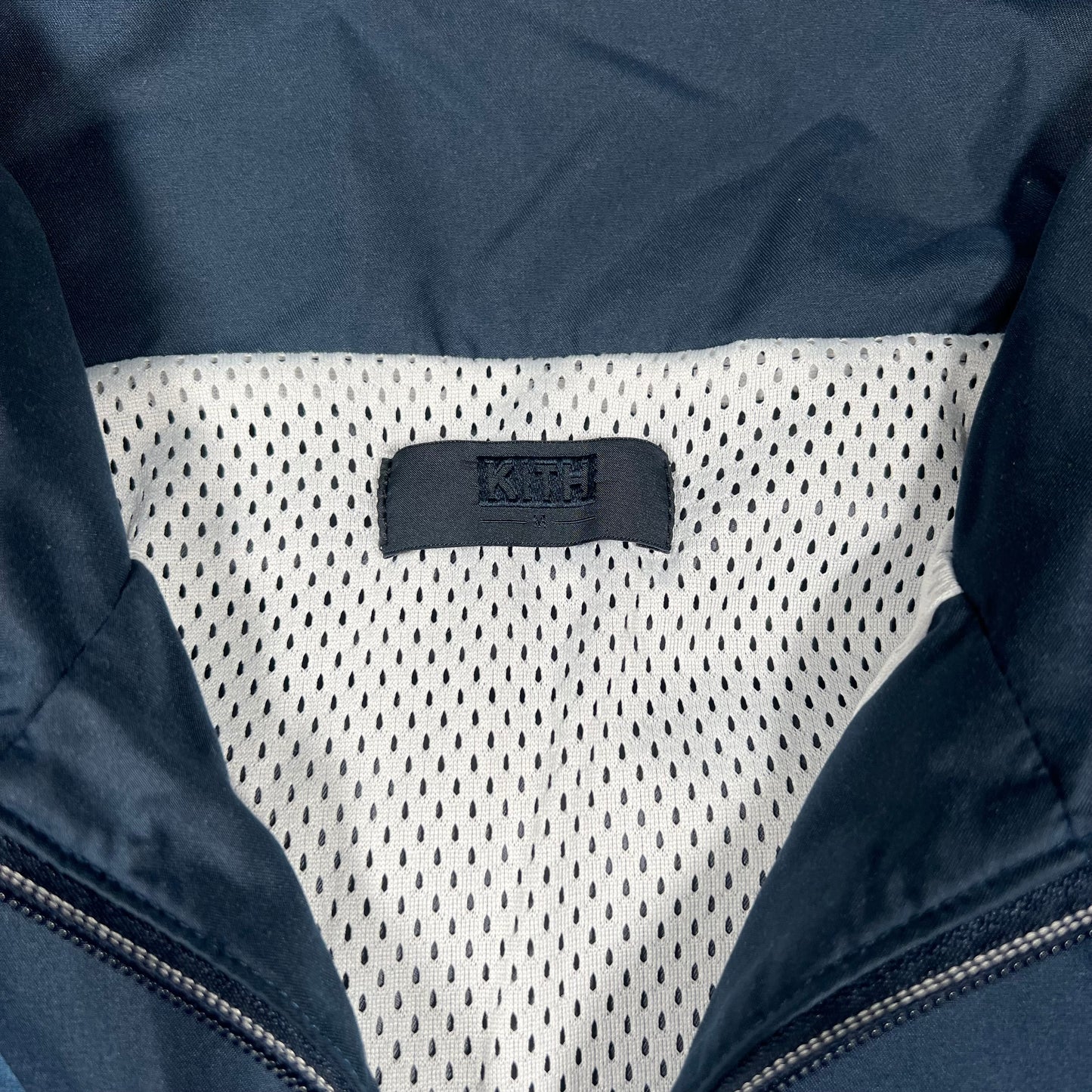 Kith Atlanta Blue Colorblock Windbreaker Size Medium USED x16864