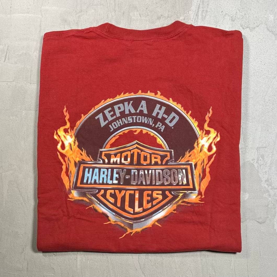 2013 Harley Davidson "Since 1903" Rust Tee Size XL USED v20384