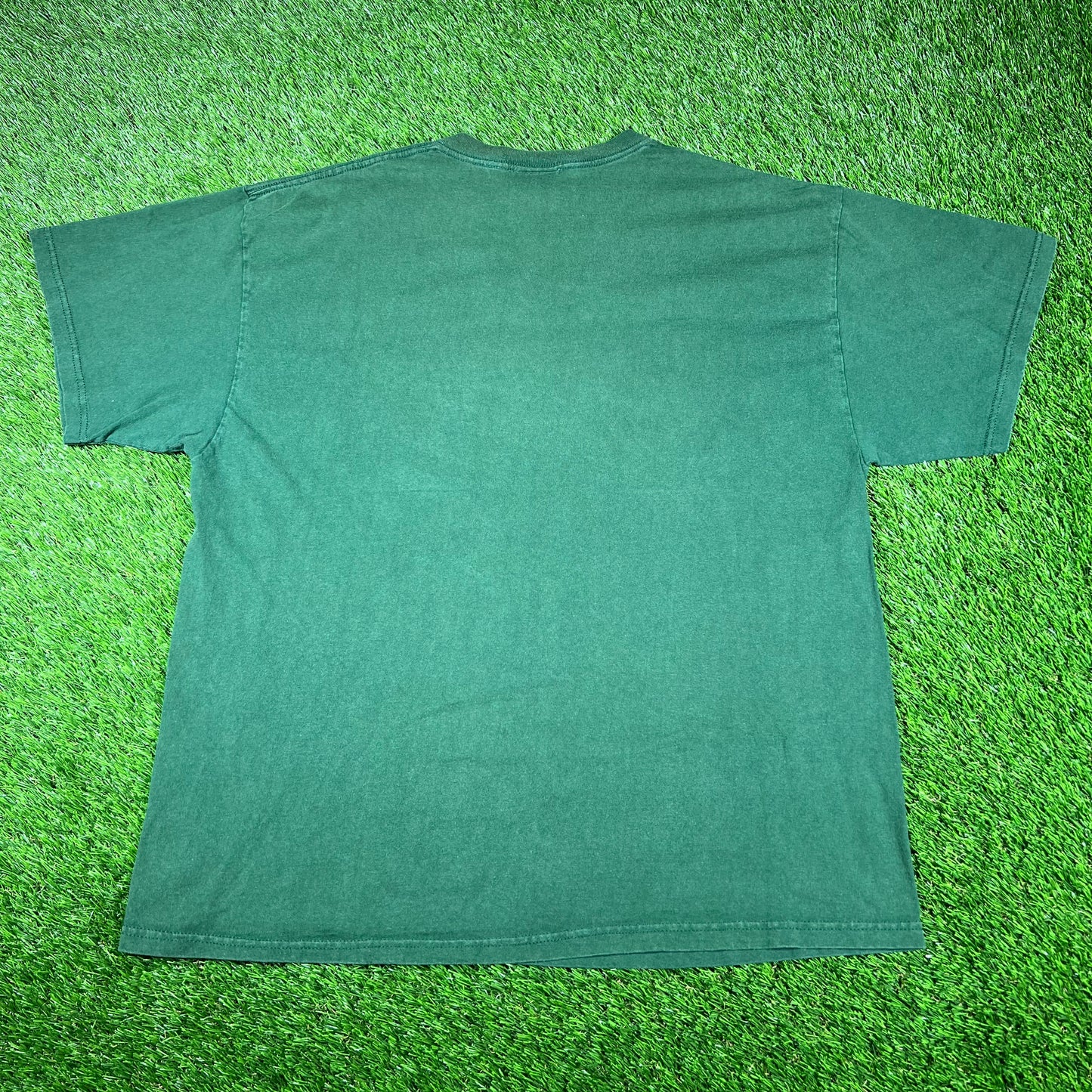 Y2K Nike Boston Just Do It Green Tee Size XL USED v16962