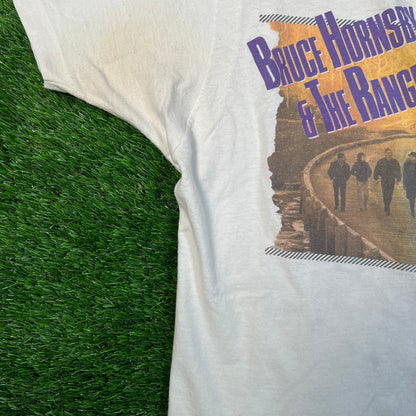 1988 Brice Hornsby and The Range White Tee Size XL USED v18686