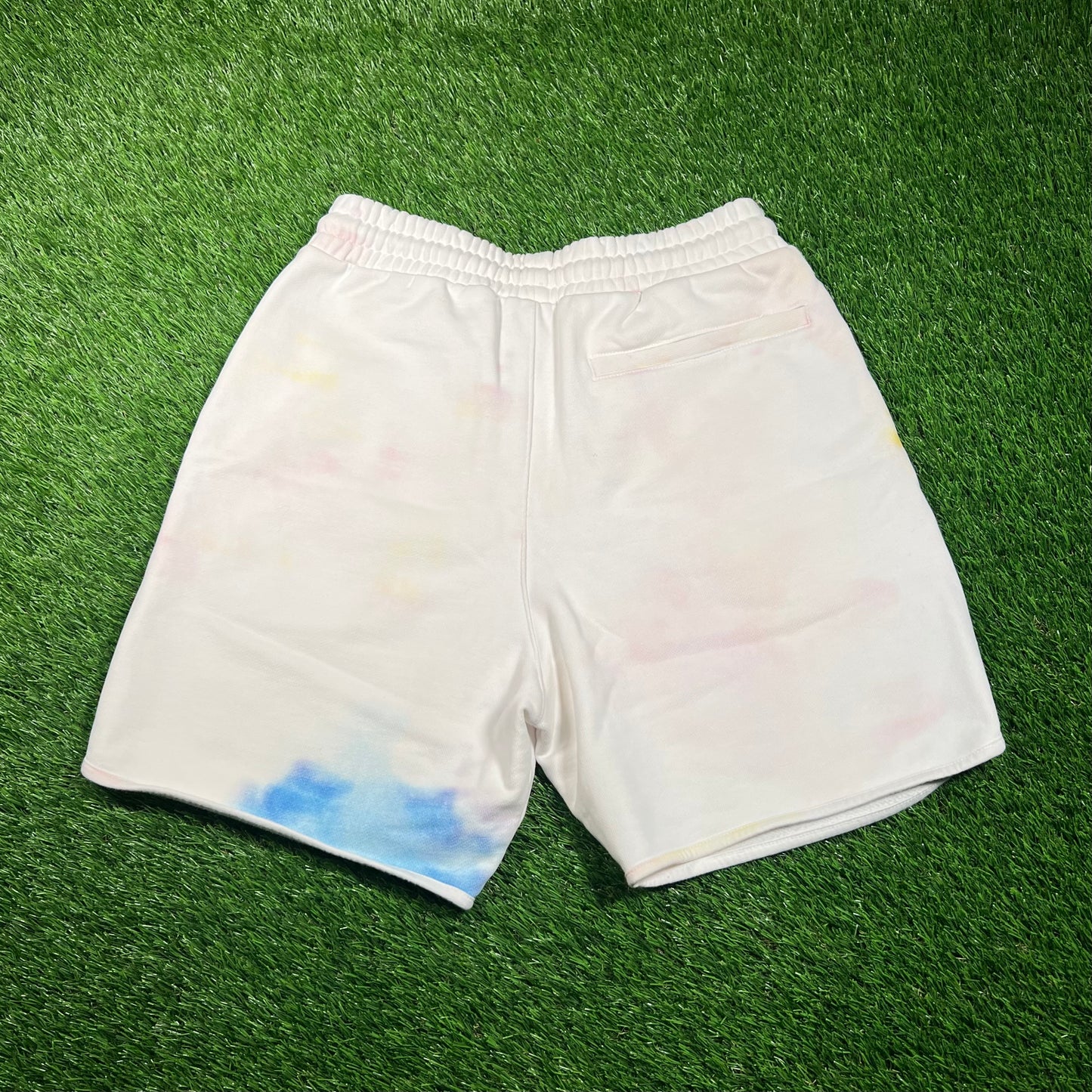Kith Design Studios White Tie Dye Shorts Size Small USED x16731