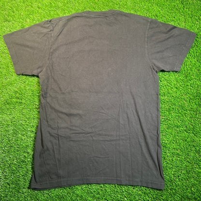 Y2K Rockstar Games Black Tee Size Medium USED v18840