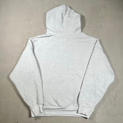 74 Is War Sport Logo Grey Hoodie Size Medium USED x18973