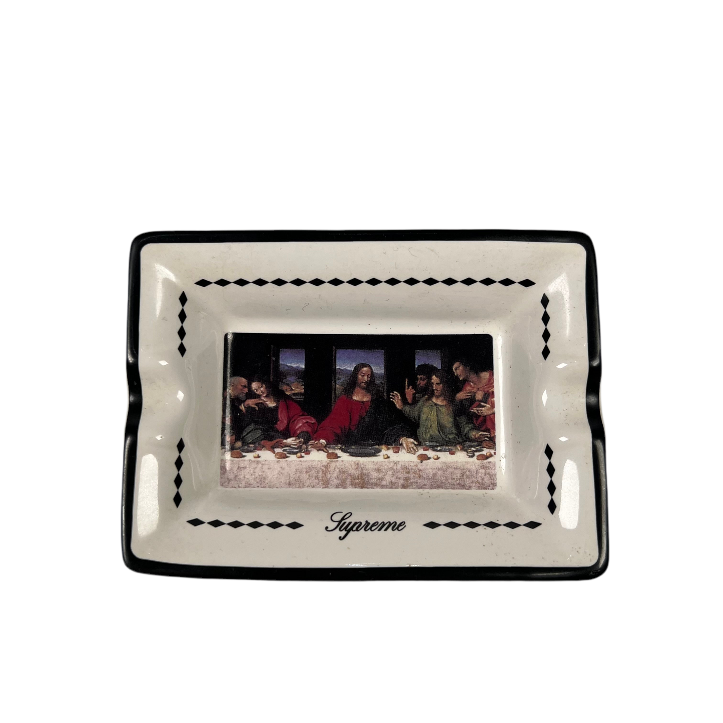 Supreme Last Supper Mini Ceramic Ashtray White (2012) USED x14333