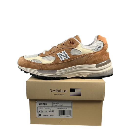 New Balance 992 Sweet Carmel (2025) Size 7.5 NEW s18904