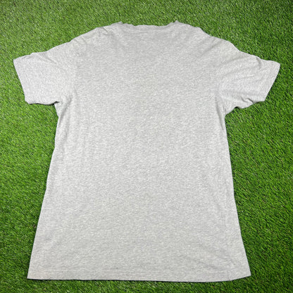 1990s Stussy Writer Gang Grey Tee Size Large USED x14765