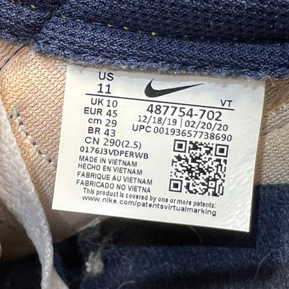 Nike Air Tailwind 70 Varsity Maize Midnight Navy (2020) Size 11 USED s19433