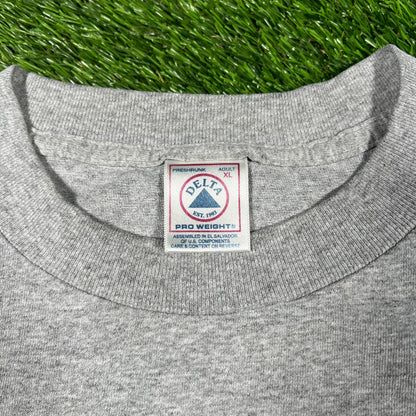 Y2K Coors Light Grey Silver Bullet Tee Size XL USED v17275