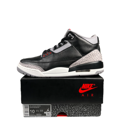 Jordan 3 Black Cement (2024) Size 10 USED s19578