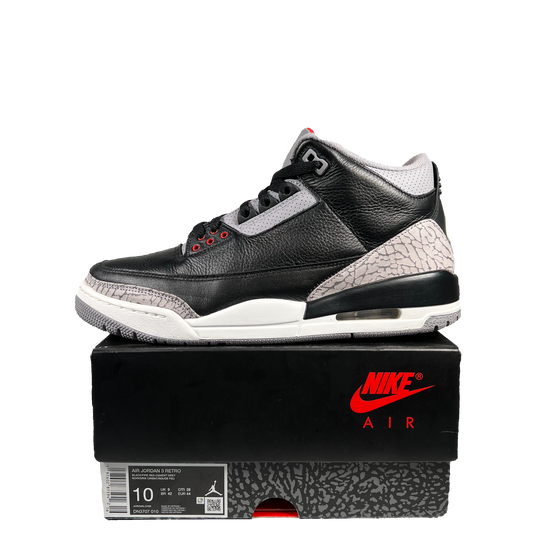 Jordan 3 Black Cement (2024) Size 10 USED s19578