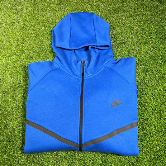 Nike Tech Fleece Hoodie Royal Blue Size XXL NEW v16686