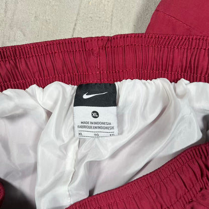 Y2K Nike Maroon Track Pants Size XL USED v20385