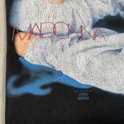 1994 Madonna "Bedtime Stories" Black Tee Size XL USED v16867