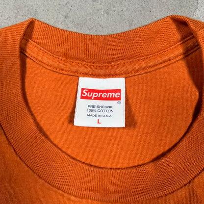 Supreme Stack (2021) Rust Brown Tee Size Large USED x18446