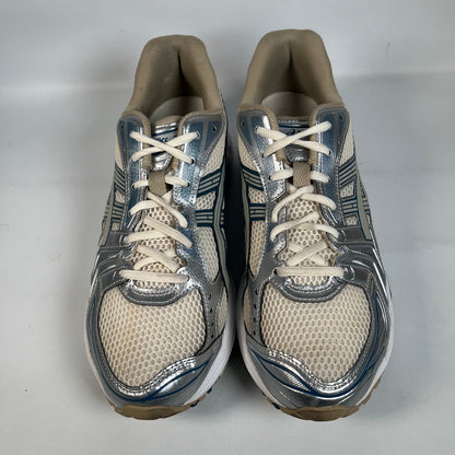 Asics Gel-Kayanio 14 Cream Pure Silver Champagne (2021) Size 10 USED s22259