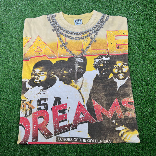 Vale Golden Era Chambers Yellow Tee Large NEW x14771