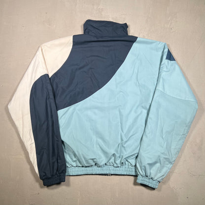 Kith Atlanta Blue Colorblock Windbreaker Size Medium USED x16864