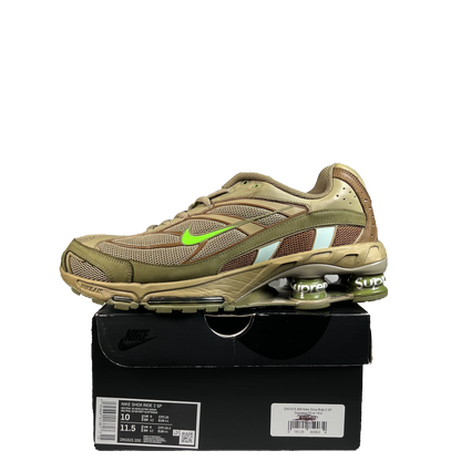 Nike Shox Ride 2 Supreme Olive (2022) Size 10 USED s21390