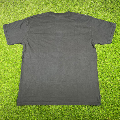 2000 WWF Raw Production Crew Black Tee Size XL USED v16889