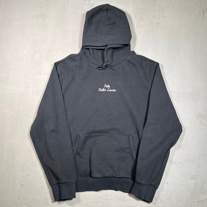 Polo Ralph Lauren Black "Chainstitch" Hoodie Size Large USED v19505