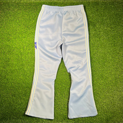 GV Gallery Raspberry Hills Light Blue Track Pants Size Medium USED x16403