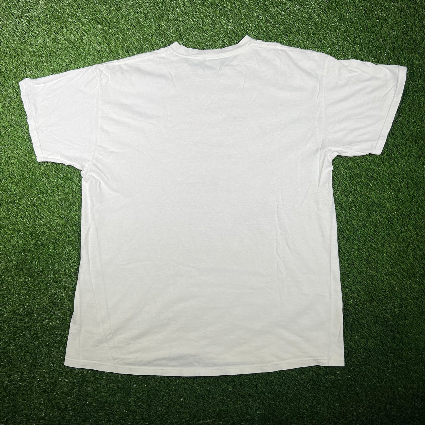 1990s "Ball Stars" White Basketball WordSearch Tee Size XL USED v17472