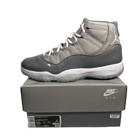 Jordan 11 Cool Grey (2021) Size 10 USED s17765