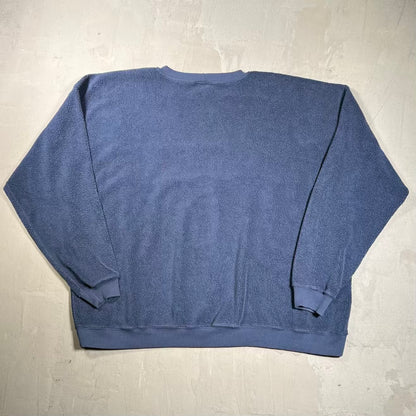 Y2K Harley Davidson Navy Terry Crewneck Size XL USED v20342