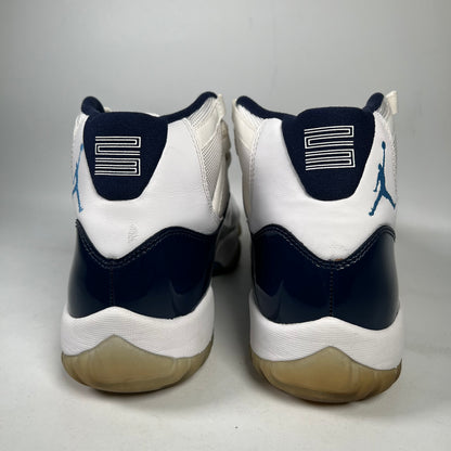 Jordan 11 UNC Win Like 82 (2017) Size 10 USED s20985