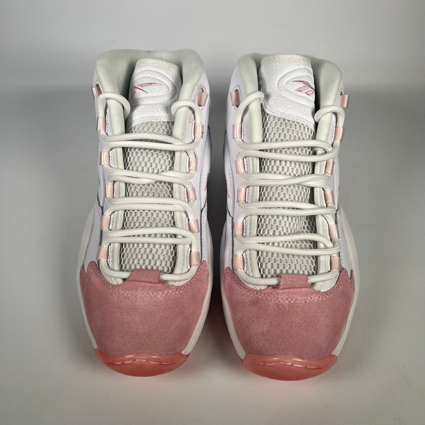 Reebok Question Mid Pink Toe (2021) Size 9.5 USED s17965