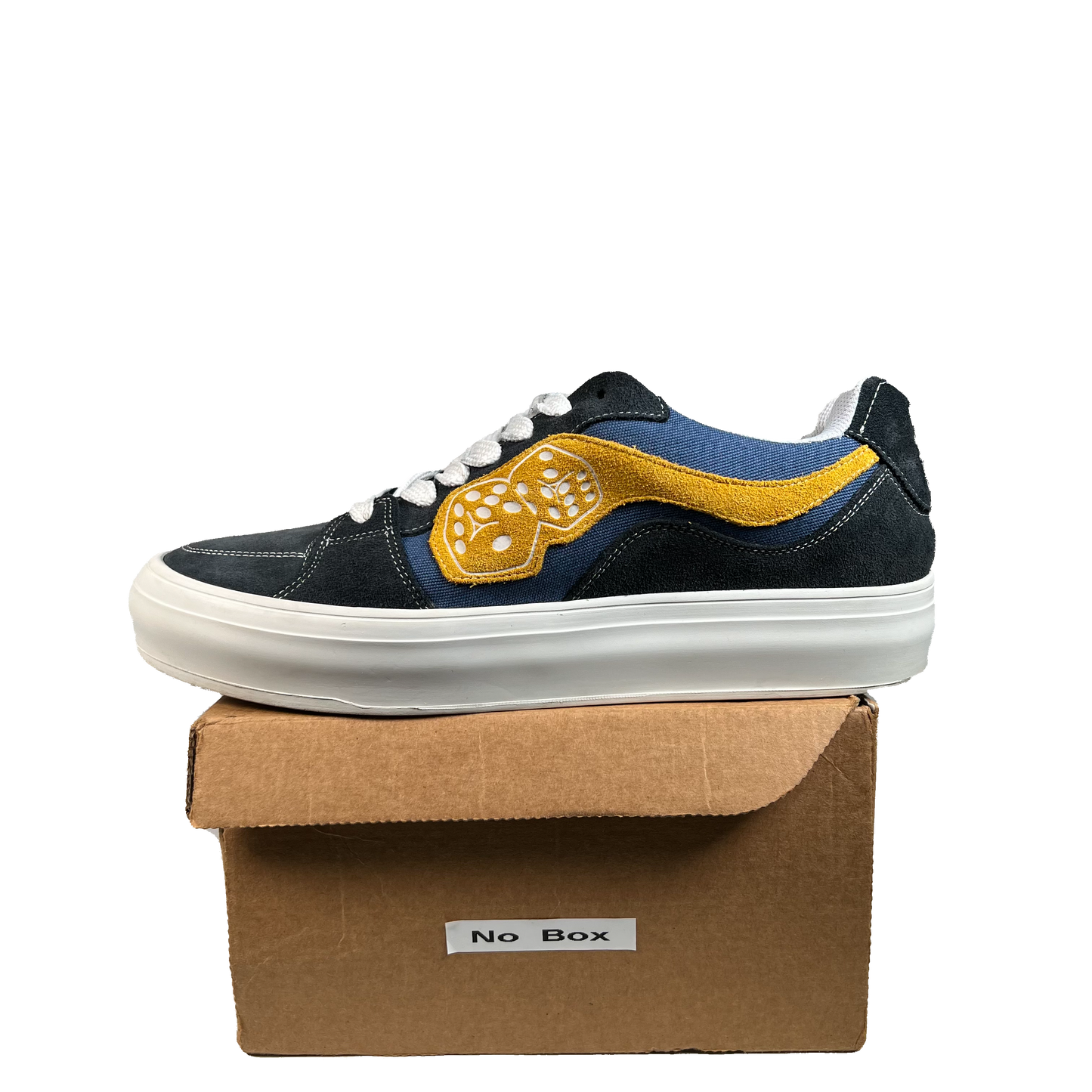High Rollers 777 Blue Yellow Dice Shoe Size 10 USED s22173