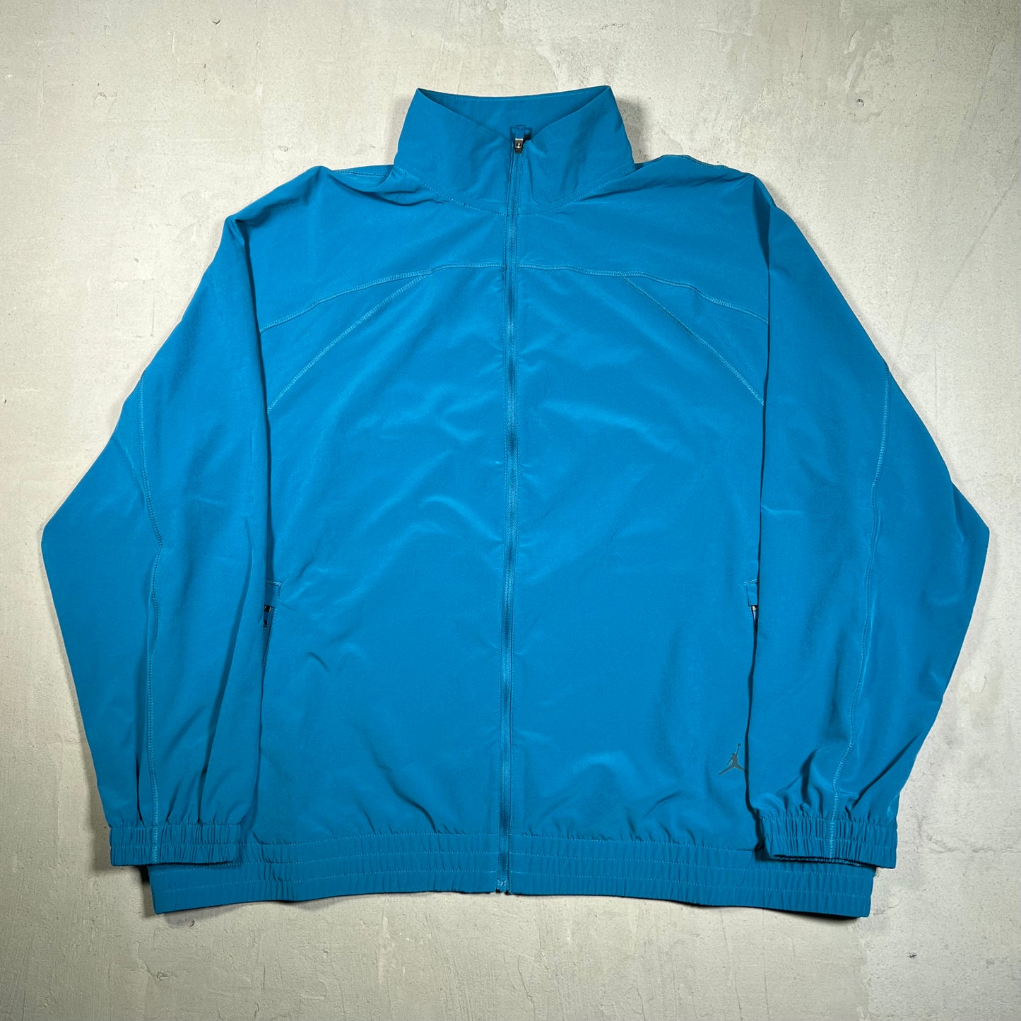 Jordan Sport Blue Windbreaker Size Large USED v19342