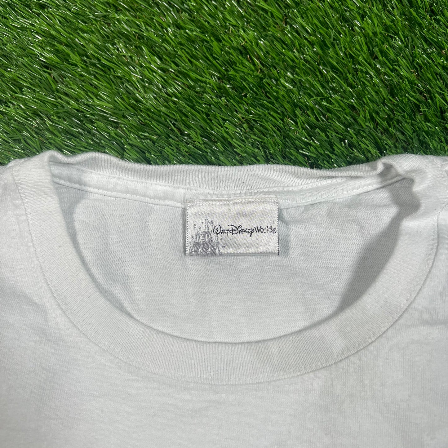 1990s Walt Disney World Four Micky Mouse White Tee Size XL USED v17726