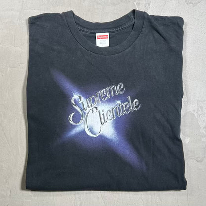 Supreme "Supreme Clientele" Black Tee Size Large USED x18496