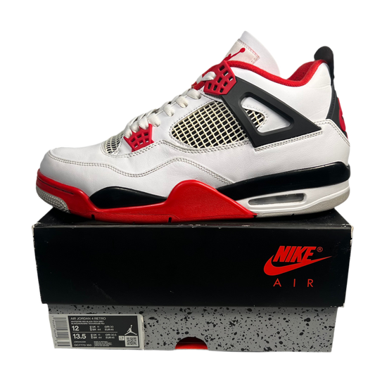 Jordan 4 Fire Red (2020) Size 12 USED s17534