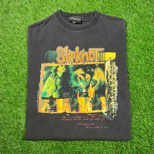 2005 Slipknot Vol 3 Subliminal Verses Black Tee Size Medium USED v18739