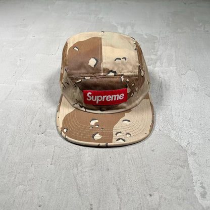 Supreme Camp Cap Desert Camo USED x18419