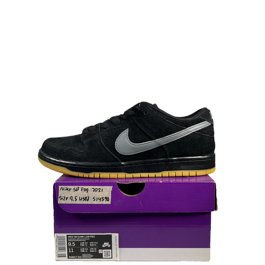 Nike SB Dunk Low Fog 2021 Size 9.5 USED s14590