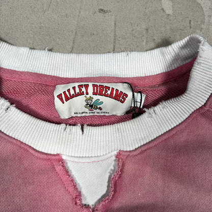 Vale Angry Bee Washed Red Crewneck Size Large USED x18930
