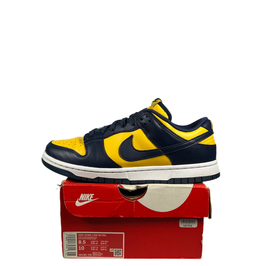Nike Dunk Low Michican (2021) Size 8.5 USED s17956